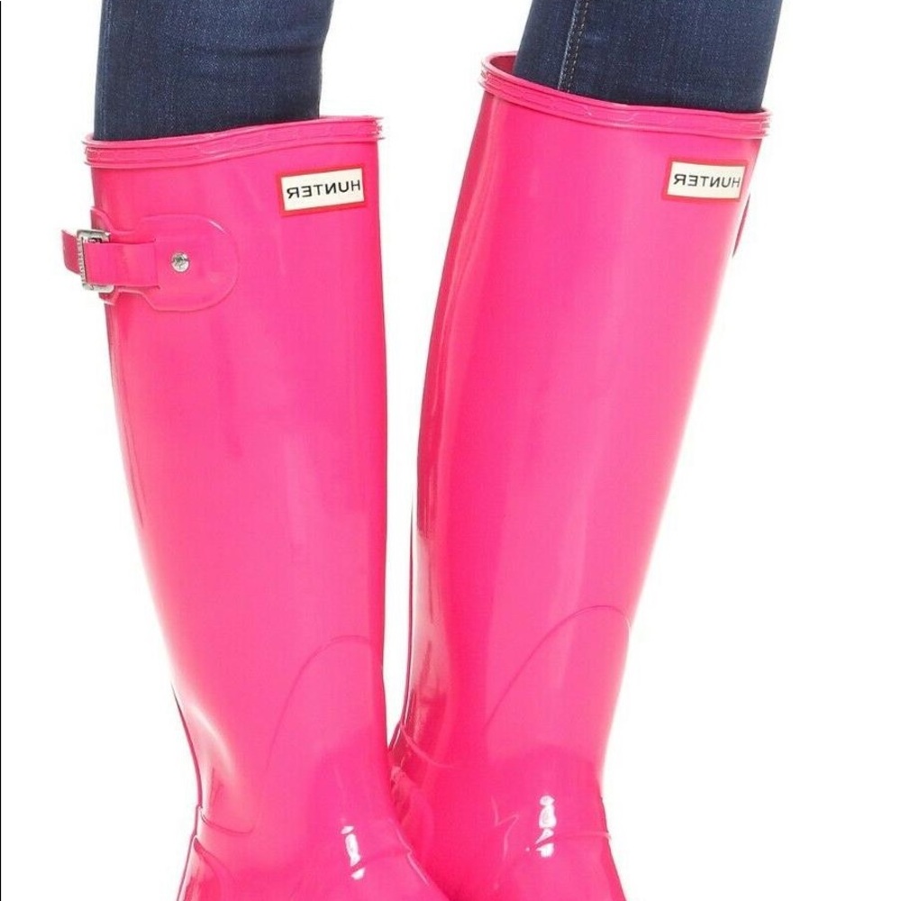 Hunter Tall Rain Boots - Pink